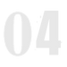 Chiffre 04 stylisé pour Société de distribution de prospectus à Marseille sur fond transparent,