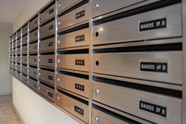 Société de distribution de prospectus à Marseille boîtes aux lettres d’immeuble prêtes pour la distribution,